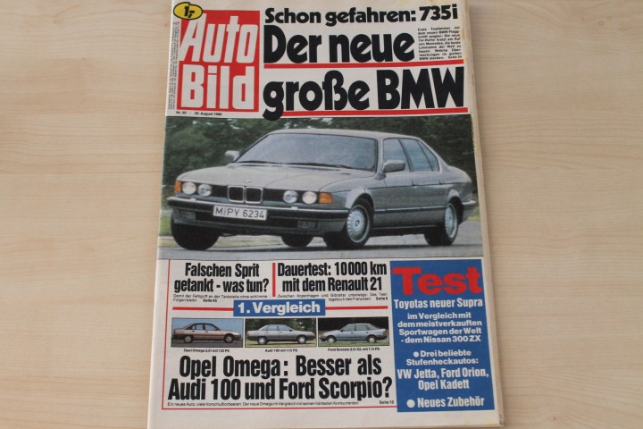 Deckblatt Auto Bild (35/1986)